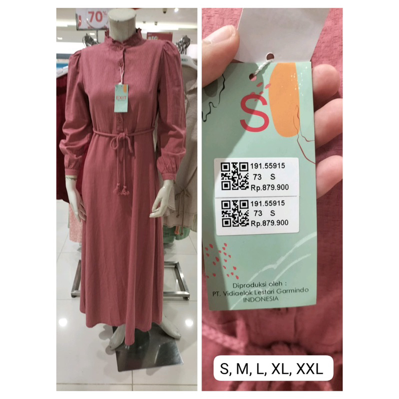 Exit dress wanita original