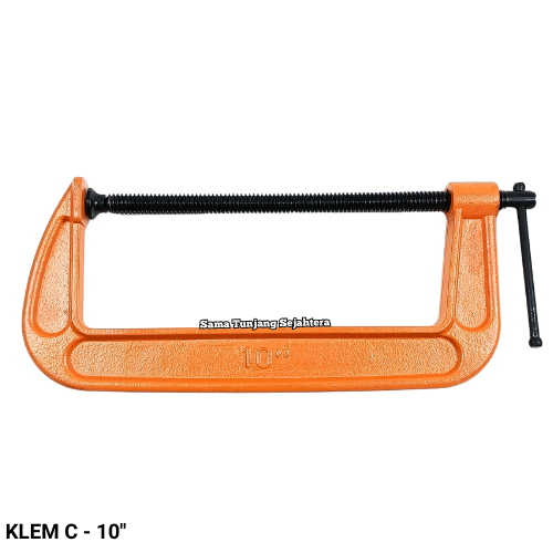KLEM C 10" / ALAT PENJEPIT CATOK KAYU 10 INCH / CLAMP C 10"