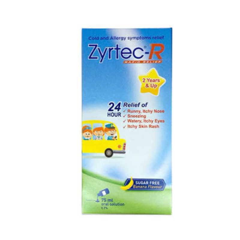 Zyrtec-R Rapid Relief 75 ml 2 years n up  - Singapore