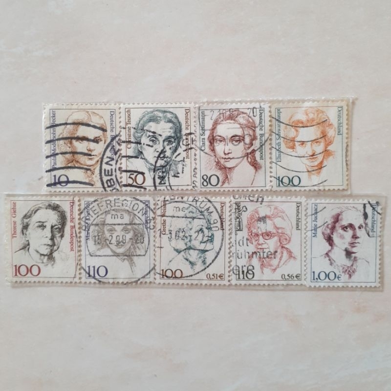 

Perangko Jerman Women in German History Tahun 1988-2003 set 9pcs