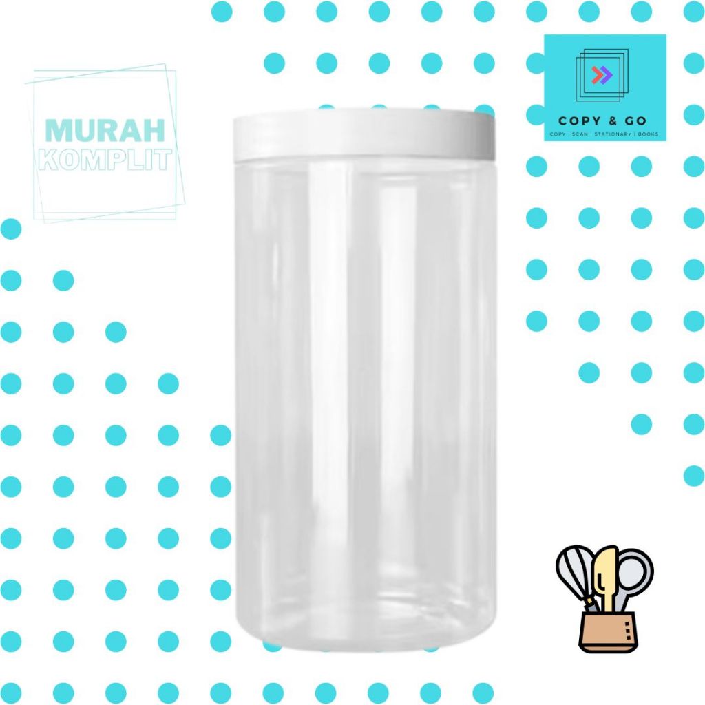 Toples Plastik Bening Ukuran 1000ml