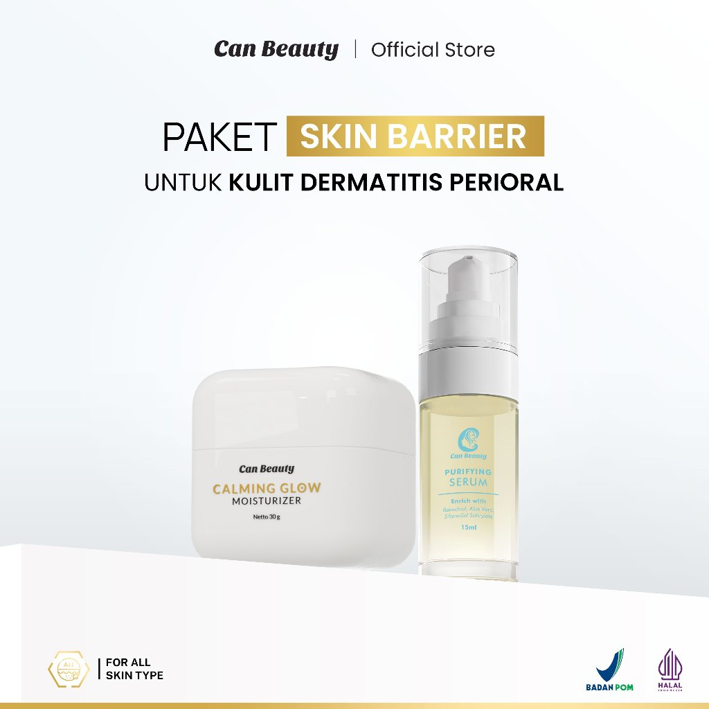 CAN BEAUTY Paket Dermatitis Untuk Perawatan Kulit Dermatitis Perioral