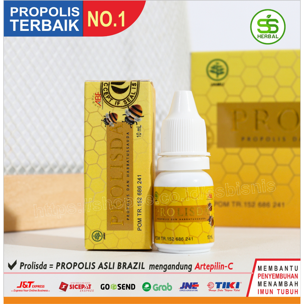 Propolis Habbatussauda obat herbal melia propolis vitamin anti virus obat maag asam urat