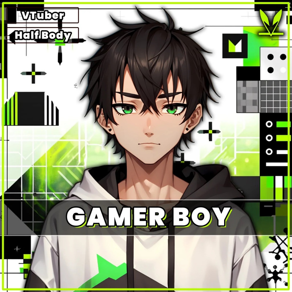 Vtuber / Live2d (Premade & Siap Pakai) - Gamer Boy