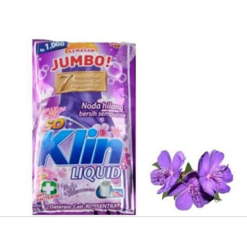DETERJEN SOKLIN LIQUID /SOKLIN CAIR 1000AN 1 RENCENG