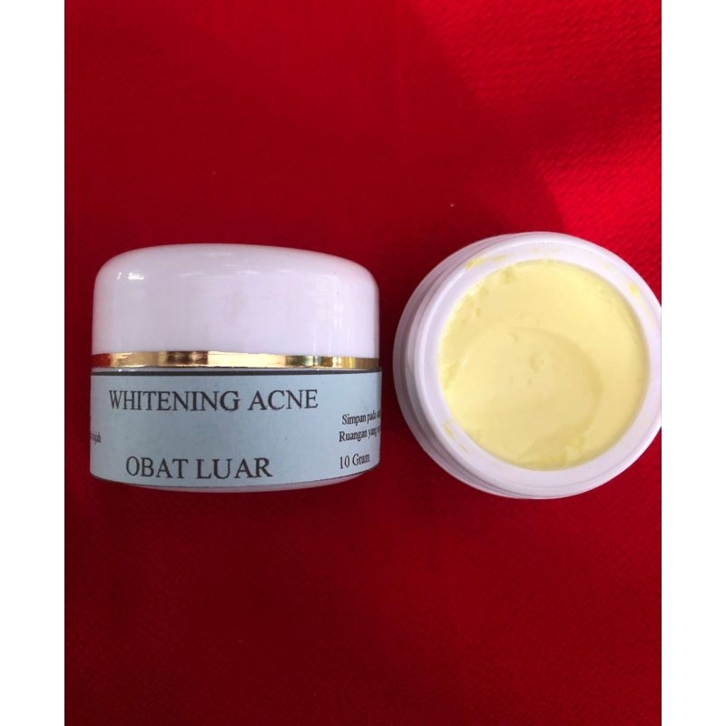 Night cream acne white BPOM [ Krim malam farmasi untuk kulit jerawat beruntusan mencerahkan]