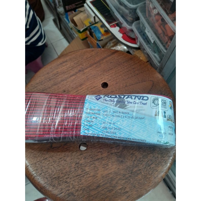 Kabel Speker  2x12/0,18mm Rostand 100meter