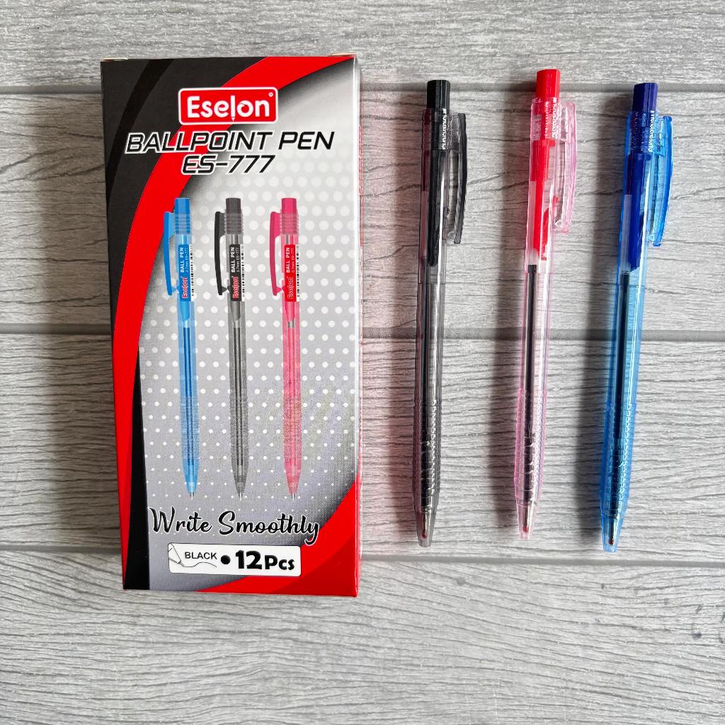 

SELUSIN ( 12 BIJI ) Pulpen Click Bolpen Cetekan Eselon Es-777