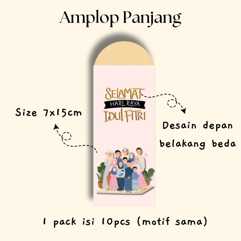 

Amplop Lebaran Panjang-Best Seller Model terbaru