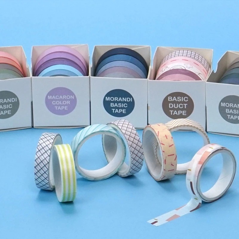 

Masking Tape Essential Collection Isi Bahan Kertas Washi Warna Warni