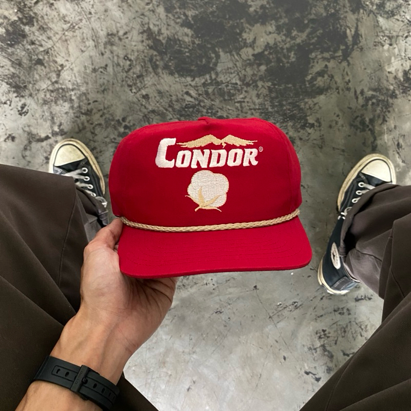 VINTAGE ROPE HAT - CONDOR (Made In USA) New Old Stock