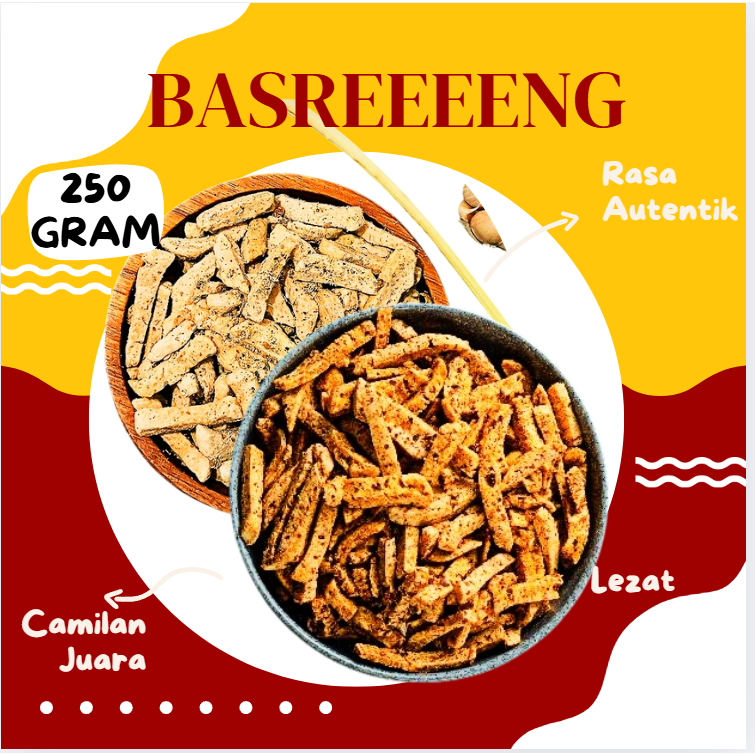 

Basreng stik pedas lumer bumbu daun jeruk 250 GRAM