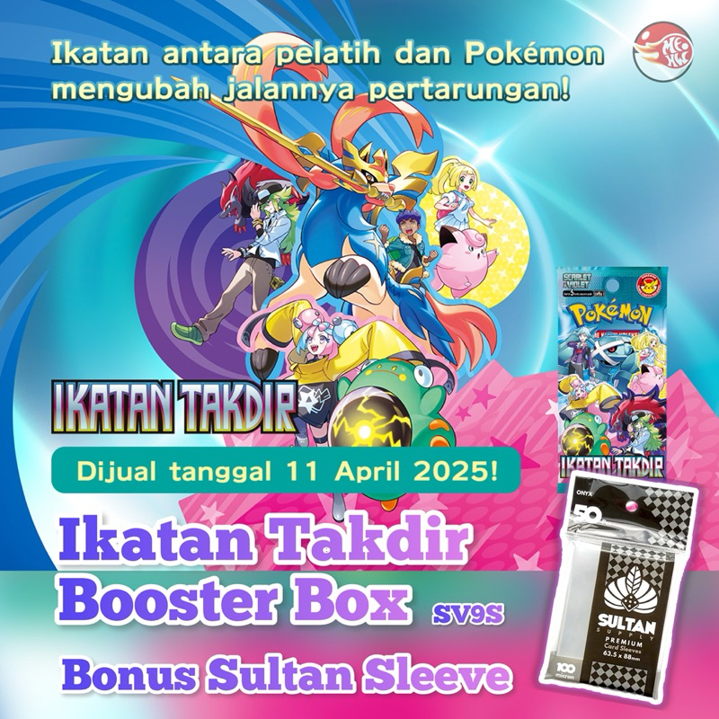 Master Case (12 box) Ikatan Takdir SV9S Scarlet Violet Kartu Game Koleksi Pokemon TCG