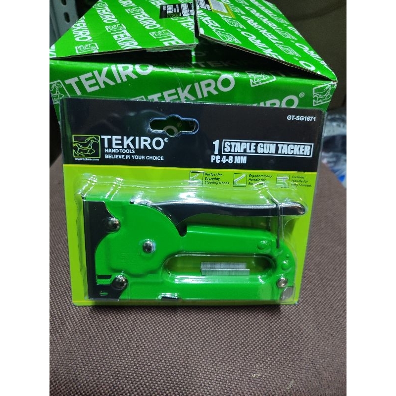 

Tekiro staples hijau standar ukuran 4-8 mm