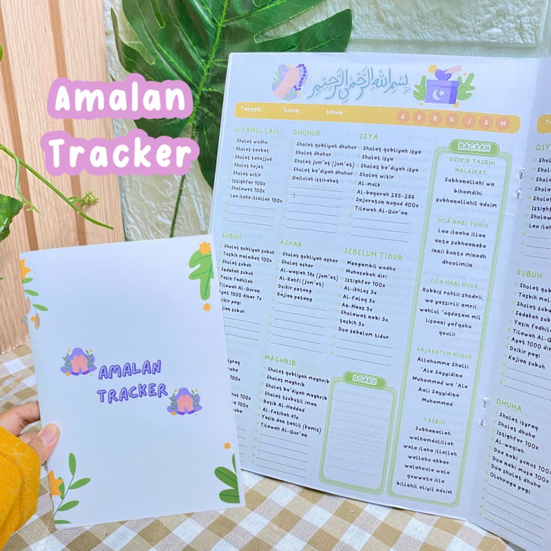 

Buku Amalan Tracker Harian Muslim