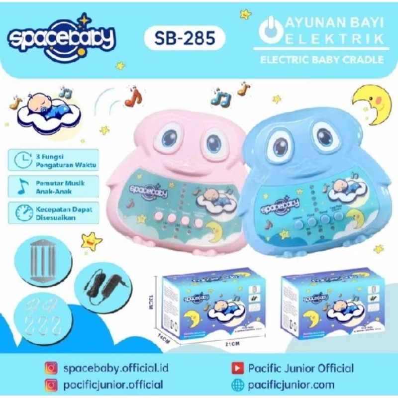 SPACE BABY MESIN AYUNAN CRADLE BAYI ELEKTRONIK OTOMATIS SB285
