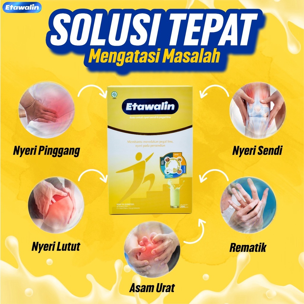 

Susu Etawalin 200g – Susu Kambing Etawa Plus Herbal untuk Kesehatan Tulang & Sendi (ORIGINAL)