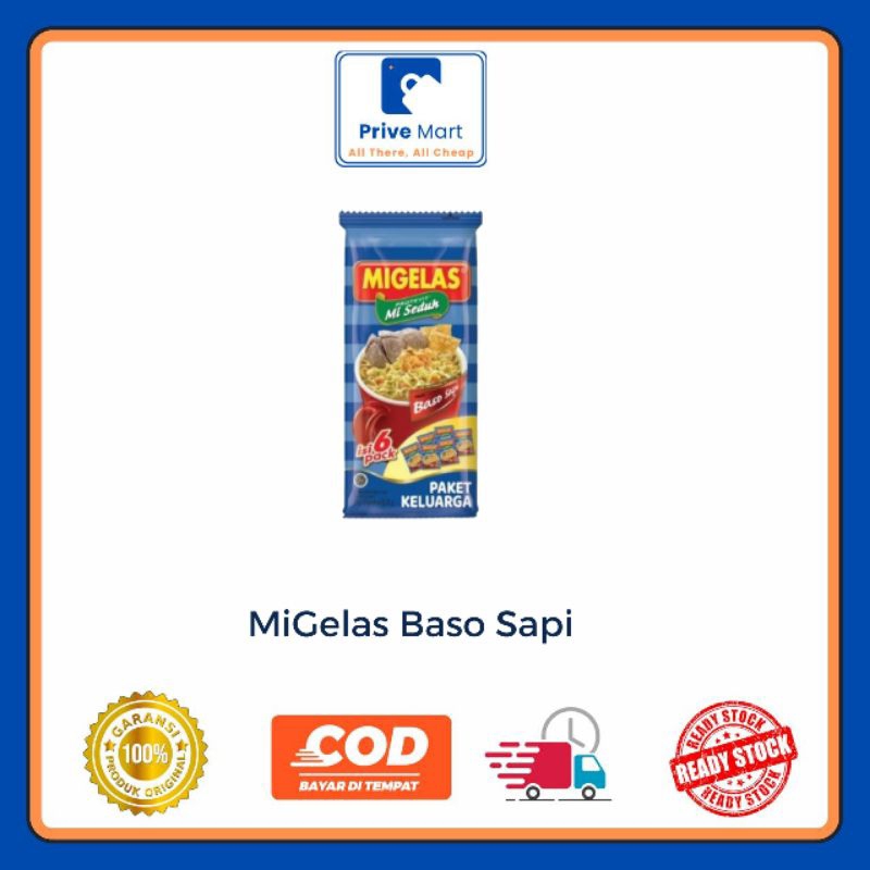 

MiGelas Baso Sapi 180g Isi 6pack Paket Keluarga Prive Mart