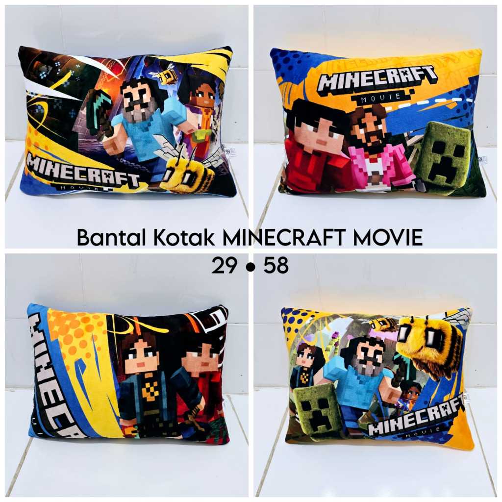 RK Bantal Kotak / Bantal Leher U - MINECRAFT MOVIE