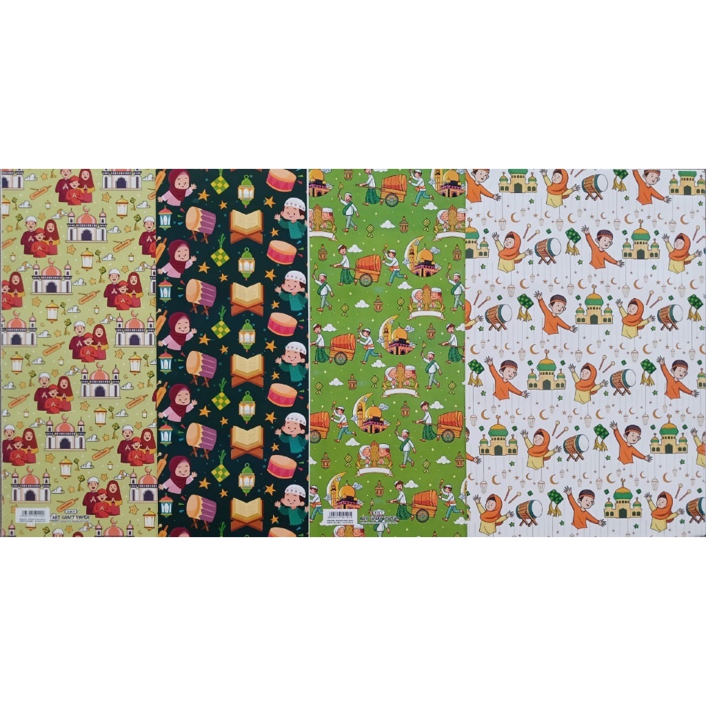 

kertas kado motif islamic ramadan ramadhan idul fitri eid mubarak hari raya ramadan kareem muslim islam