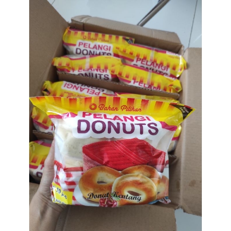 

Donut Kentang Pelangi Besar