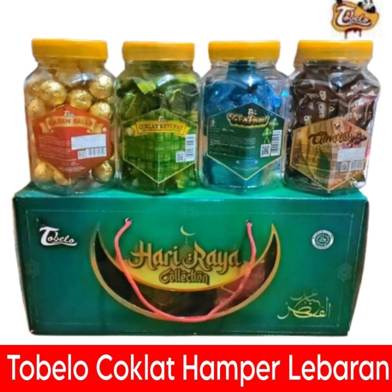 

Tobelo Top Queen coklat bola almond toples paket hamper hari raya