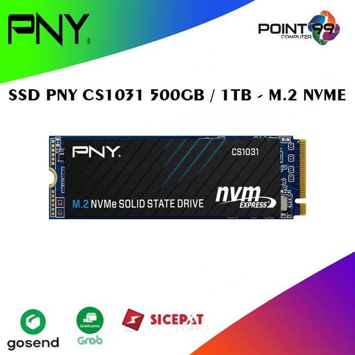 SSD PNY CS1031 M.2 NVMe PCIe Gen3 x4 1TB / 256GB / 512GB
