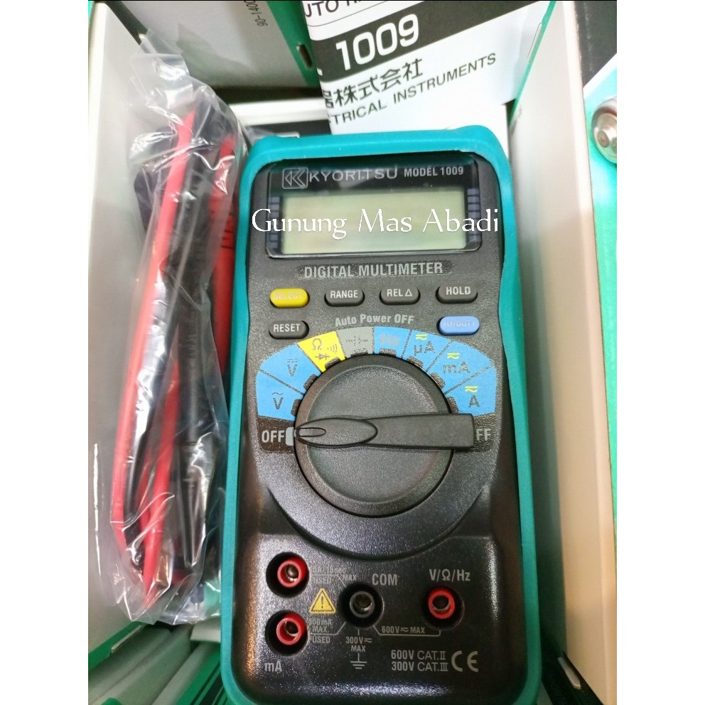 MULTIMETER DIGITAL KYORITSU 1009 MULTITESTER DIGITAL KYORITSU 1009 PK59