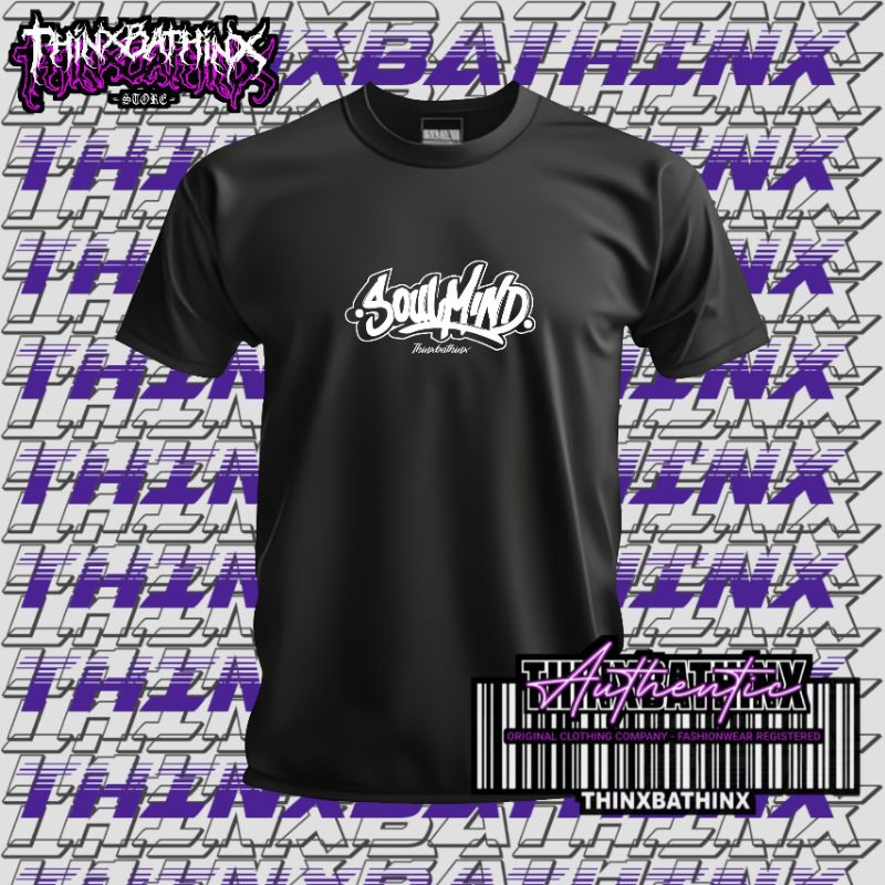 Kaos custom disen grafiti SOULMIND T-shirt SOULMIND GRAFITI