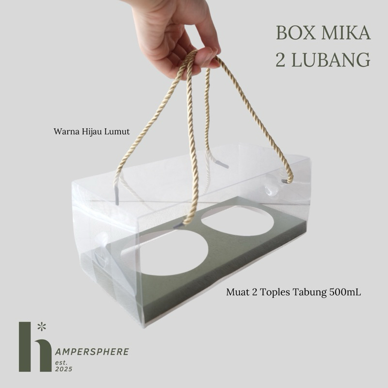 

Box Mika 2 Toples | Box Mika 2 Lubang | Box Mika Idul Fitri | Box Lebaran Hampersphere