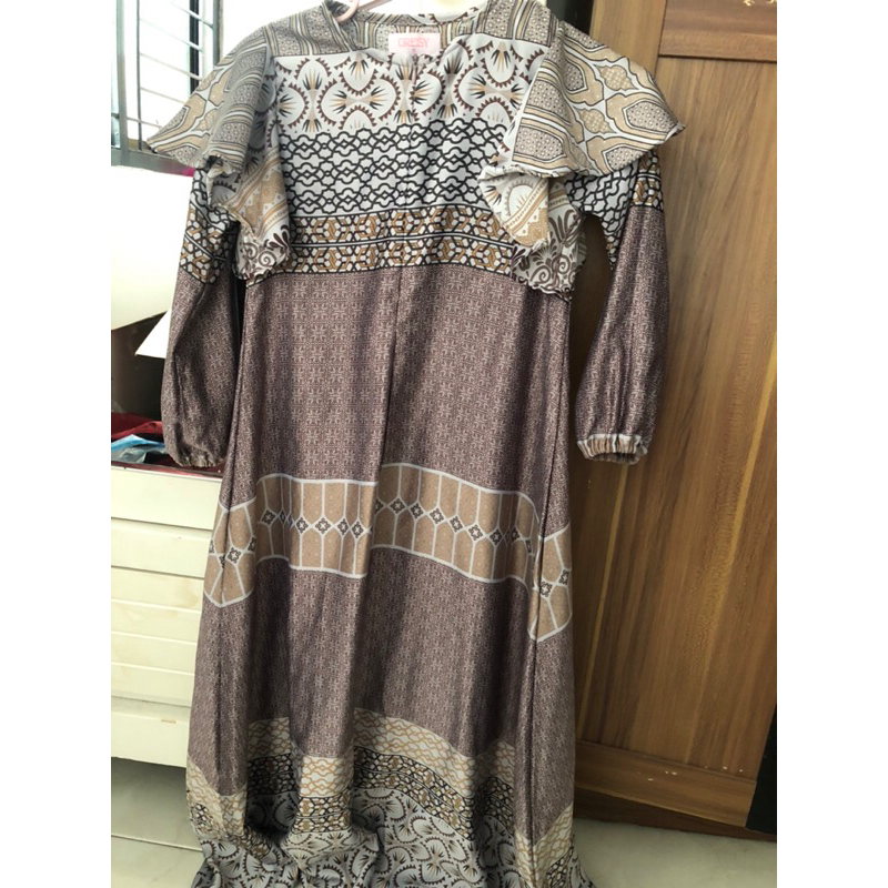 preloved greisy dress muslim anak buat lebaran