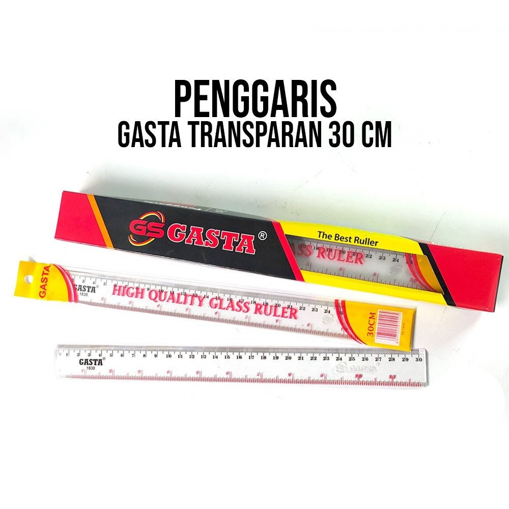 

Penggaris Plastik 30 CM GARISANMISTAR gasta