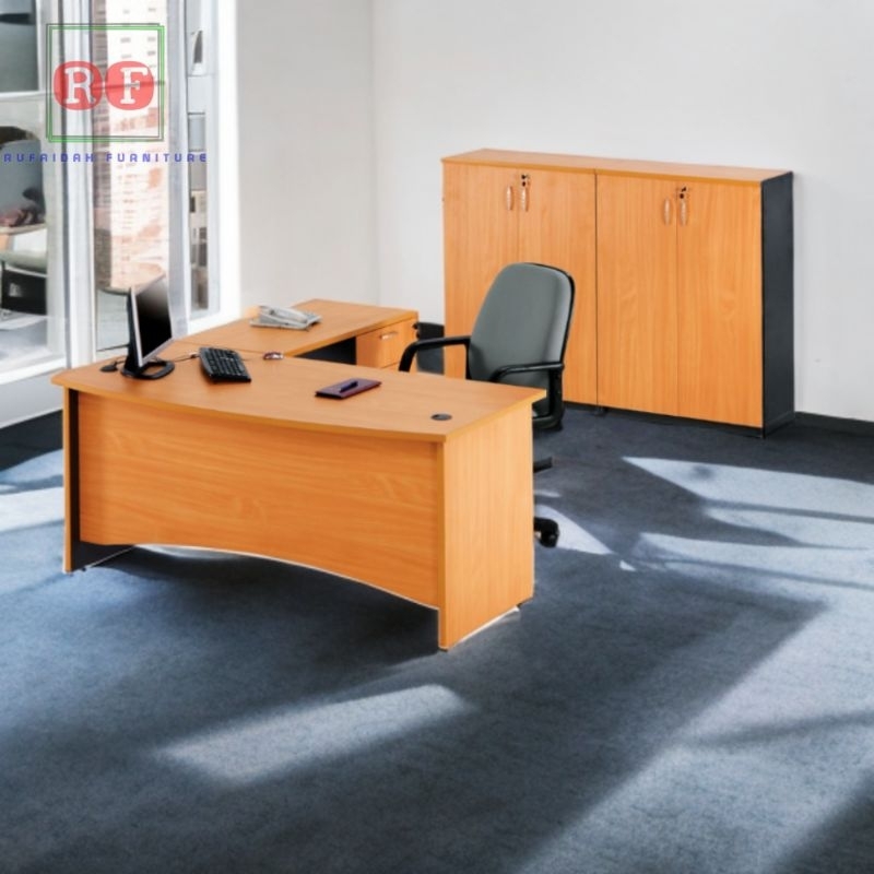 PROMO Meja Kerja Manager Eksekutif Minimalis / Meja Kantor / Partisi Kantor Arkadia