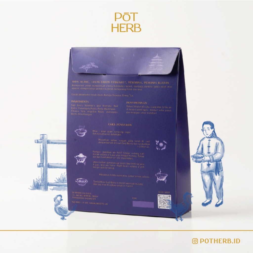 

Promo 7.7 [POTHERB] SIGNATURE CHICKEN HERBAL SOUP - (S01-CH)