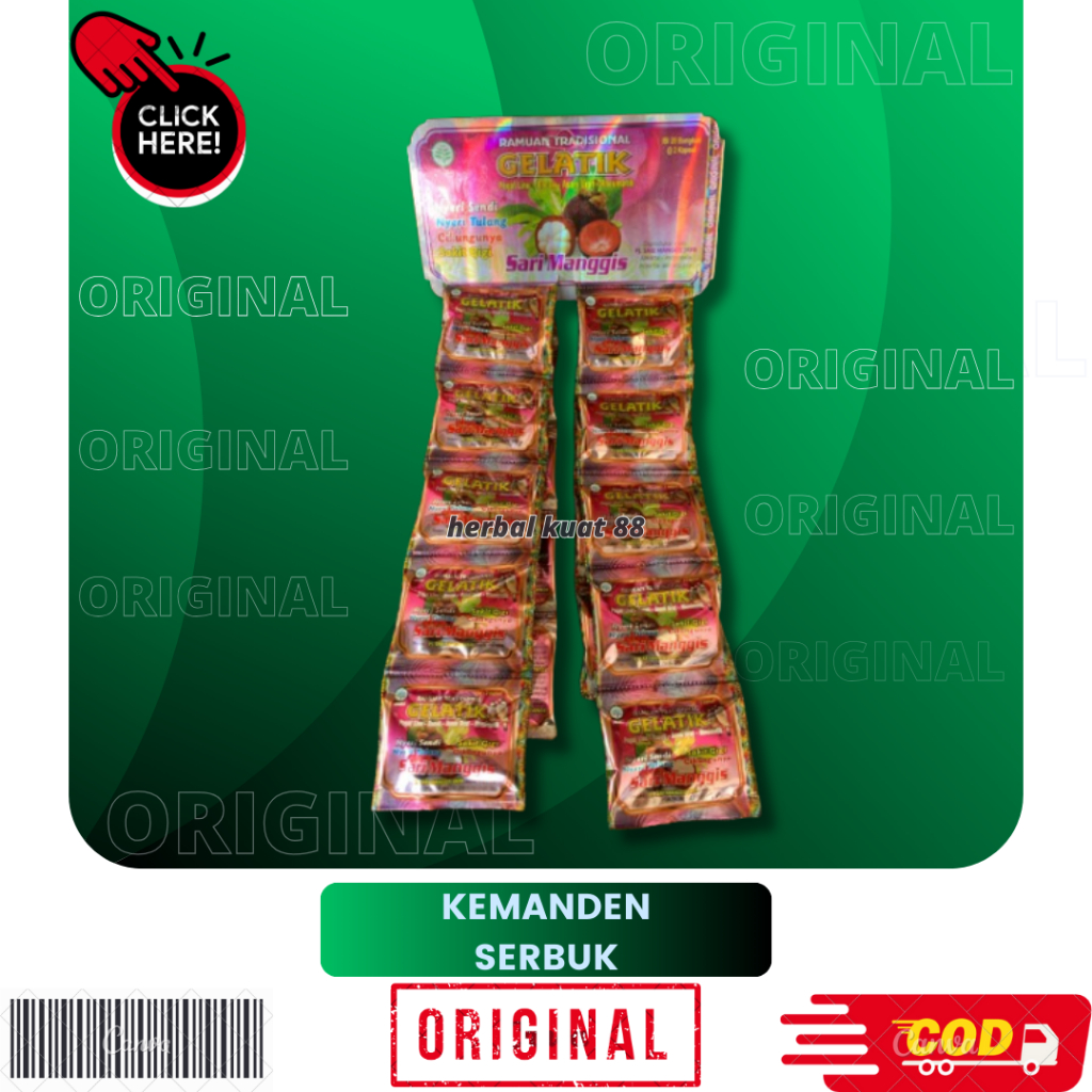 Gelatik Sari Manggis Herbal kapsul original