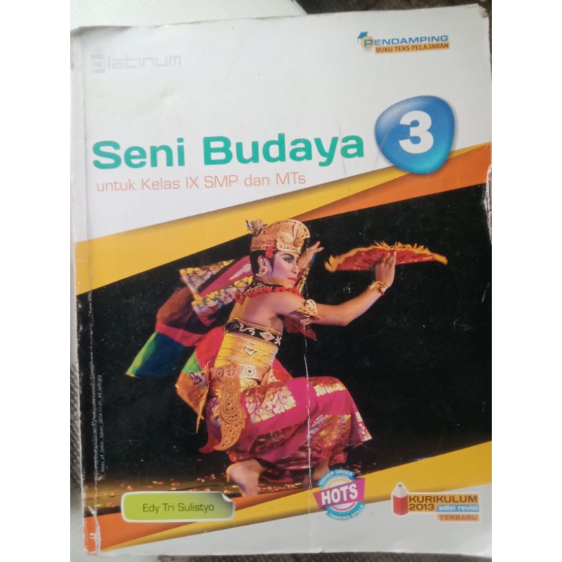 Buku bekas original seni-budaya edy tri sulistyo. kelas IX