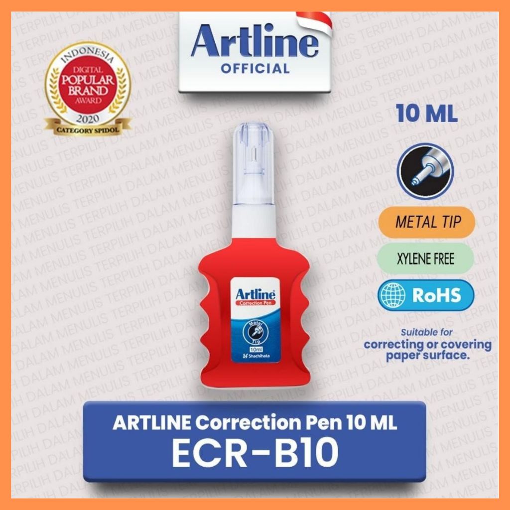 

Artline Correction Pen 10ml ECR-B10/RD