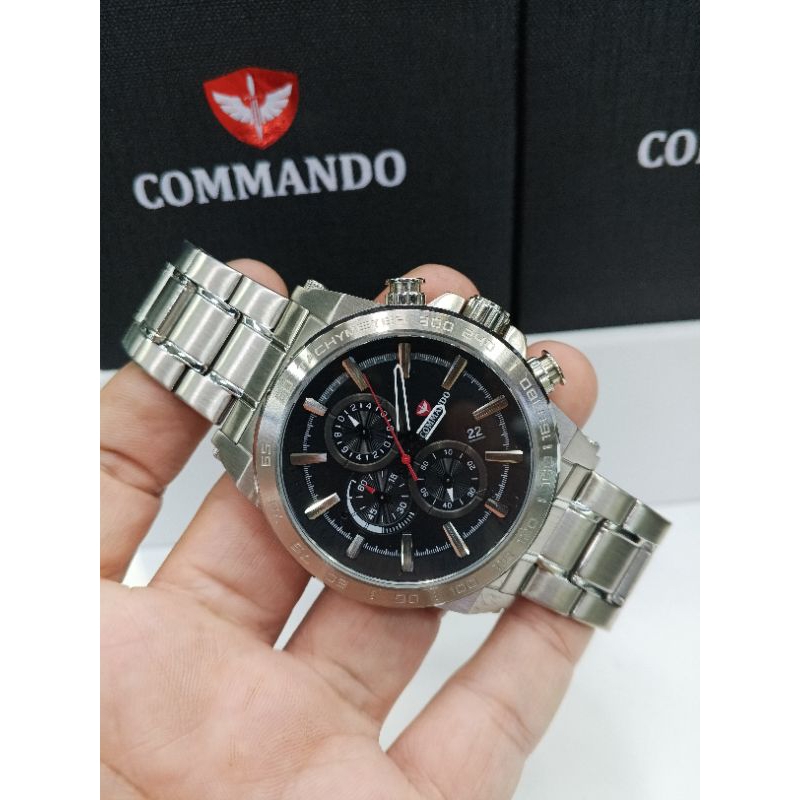 Commando CM7005G-3SDB#Commando CM7005G#CM7005G-3SDB#Jam tangan pria Commando CM7005G#Man watch Comma