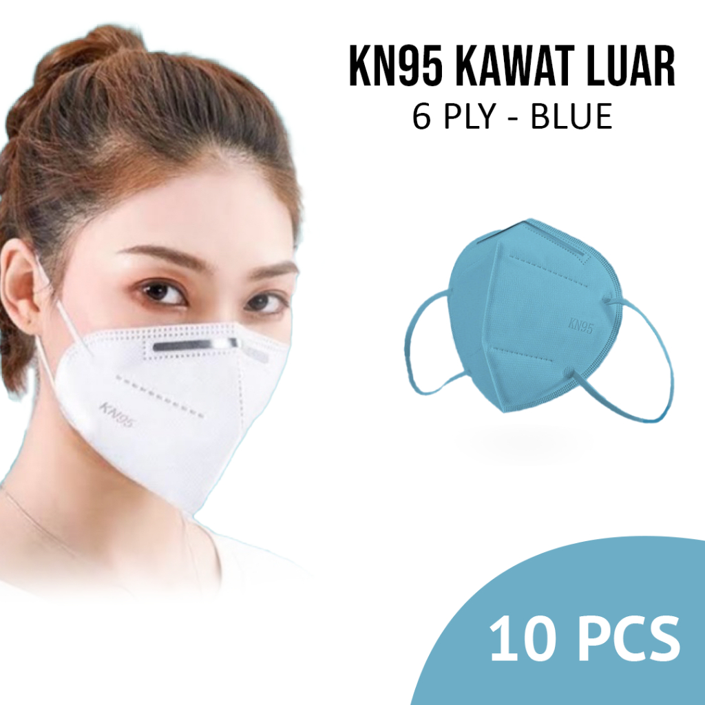 Masker Medis KN95 / N95 Premium Mask Kawat Luar