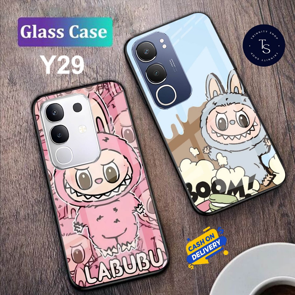 Softcase Kaca For VIVO Y29 (4G) & VIVO Y29 (5G) - Case Handphone For VIVO Y29 (4G) & VIVO Y29 (5G) [