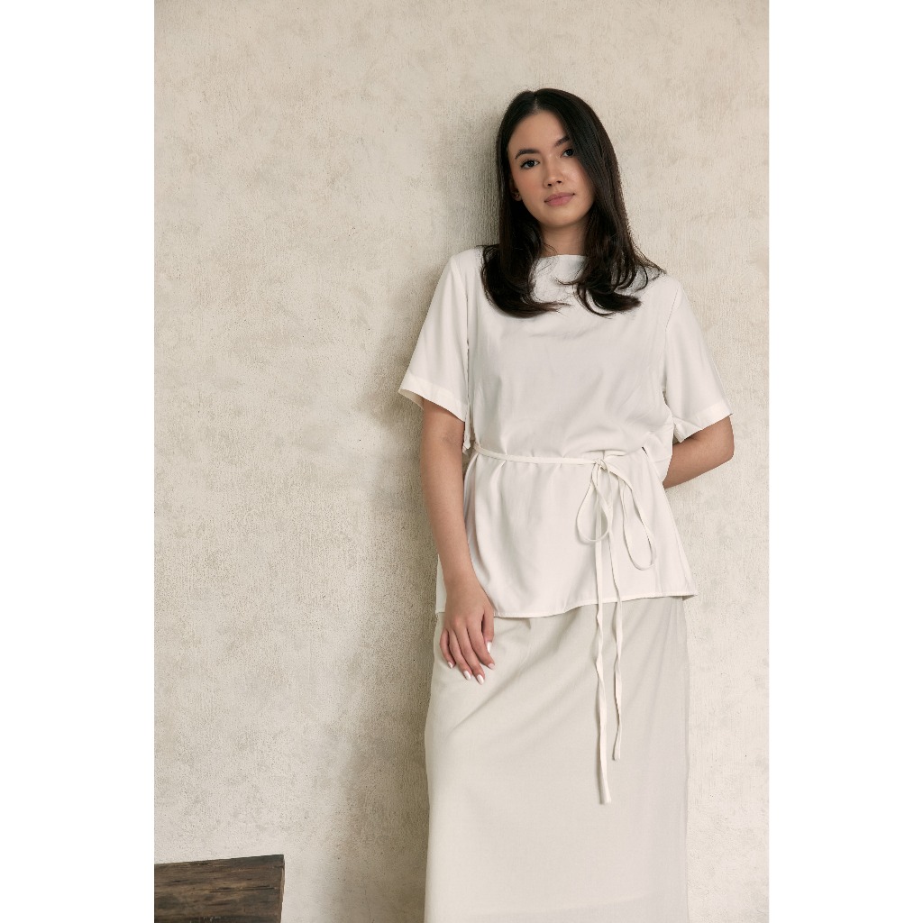 ENCAPSULE - Camila Top (Pleated Blouse)