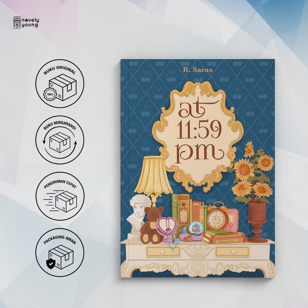 Novel At 11:59 PM / At 11.59 PM - R. Saras - Cloudbook Publishing - Gratis Biaya Packing