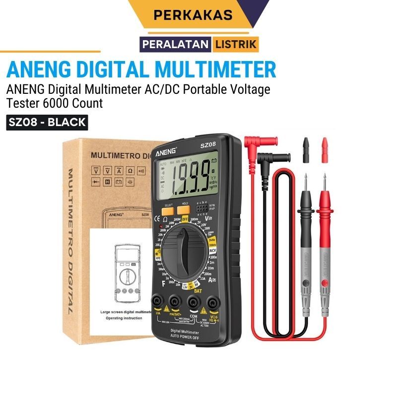 ANENG SZ08 Digital Multimeter Multitester Voltage Ampere Tester
