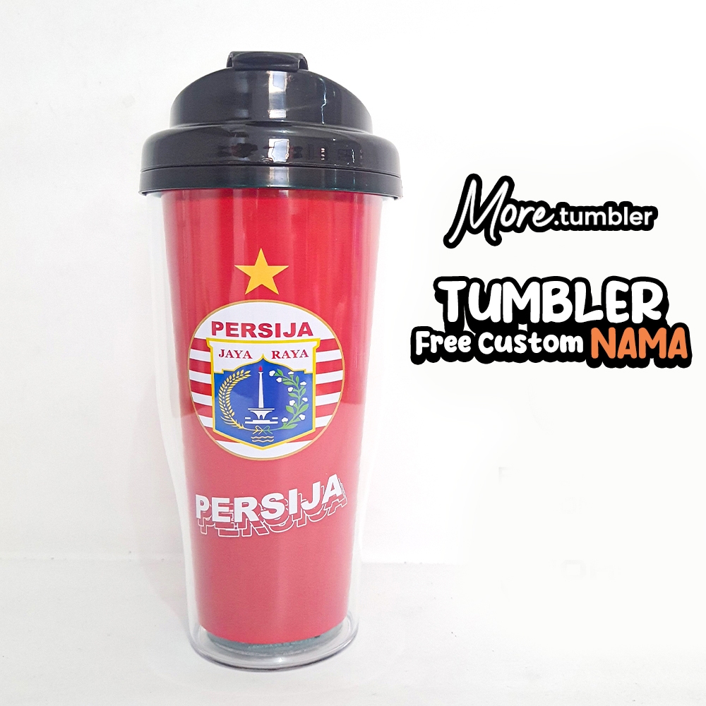 Tumbler PERSIJA / botol minum PERSIJA Unofficial  / LIGA 1 / type P