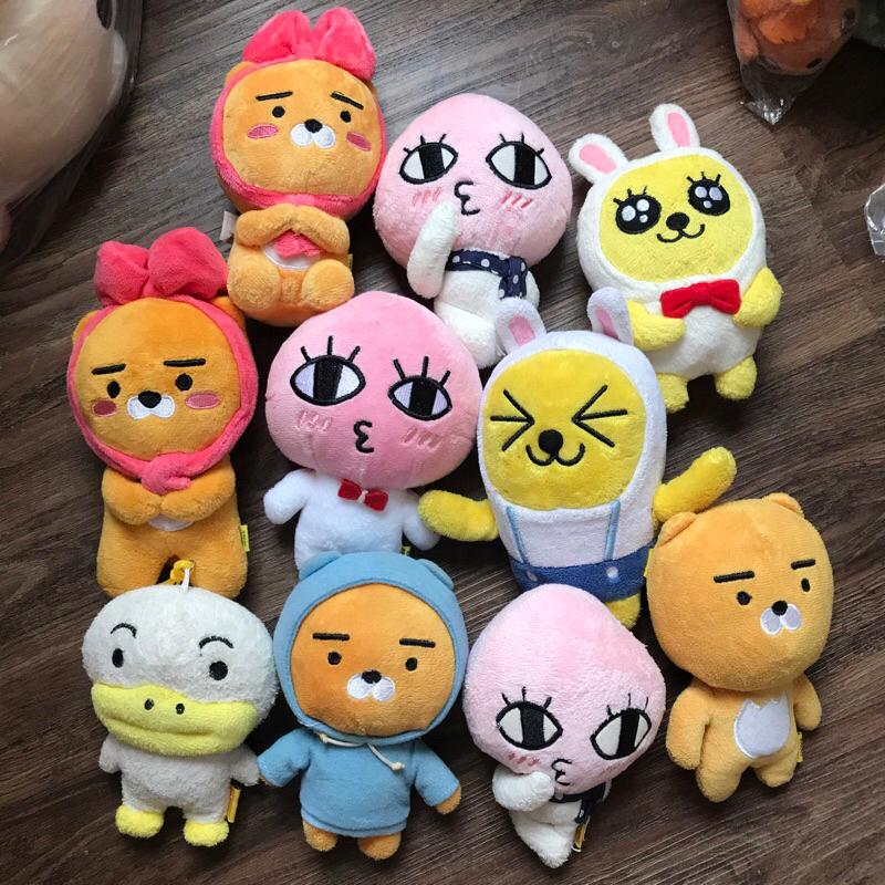 Kakao Friends Mini Doll / Boneka Kecil Apeach, Ryan, Muzi, Tube