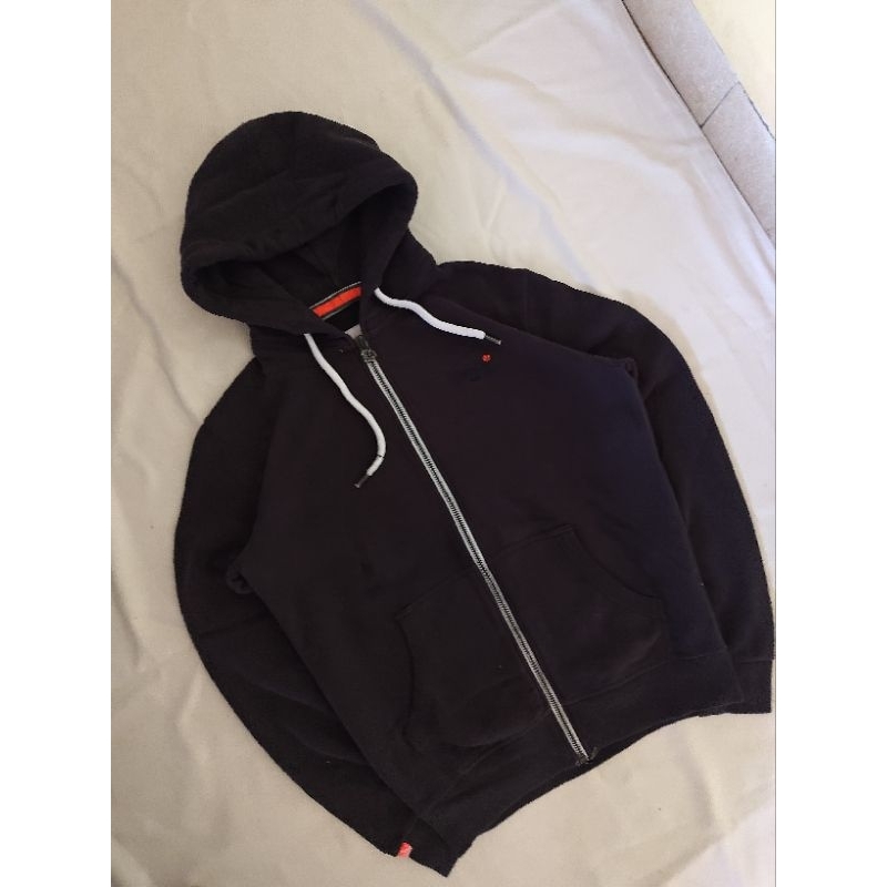 Zipper Hoodie Superdry Carcoal Second Original