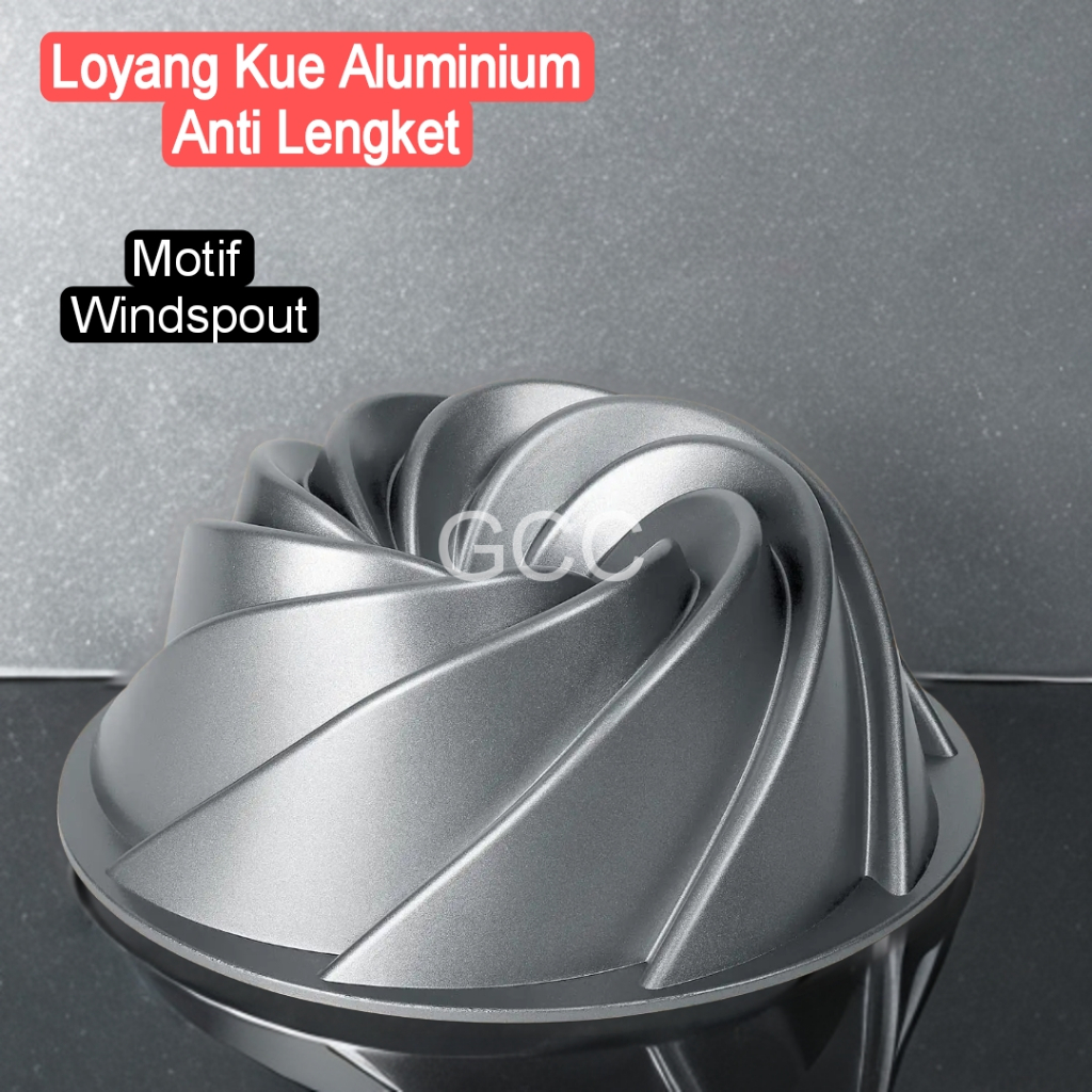 Loyang Kue Bolu Aluminium TEBAL Anti Lengket / Cetakan Bolu Kukus Atau Panggang Round Cake Pan Motif