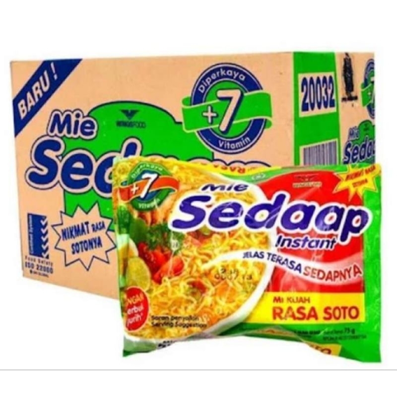

mie sedap soto(76gr)/mie kuah/mie instan