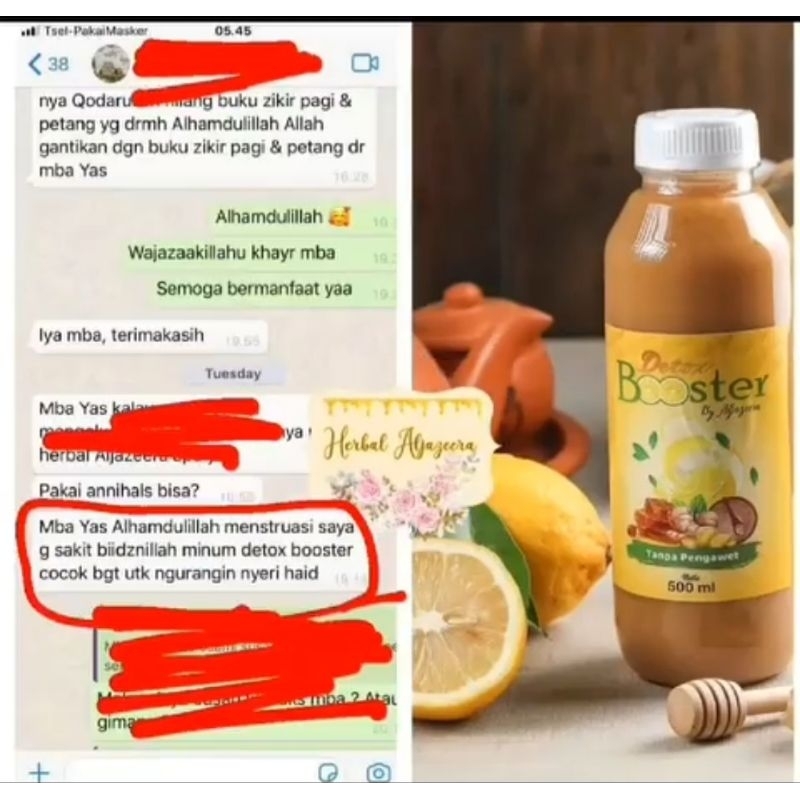 

DETOX BOOSTER JUICE 500ML