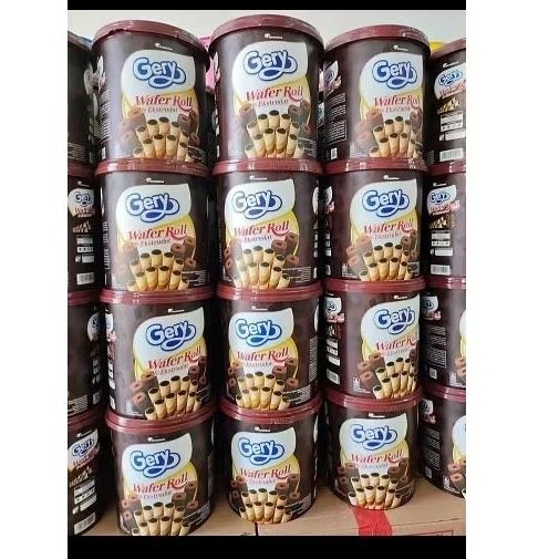 

GERRY WAFER ROLL CHOCOLATE KALENG 350GRAM